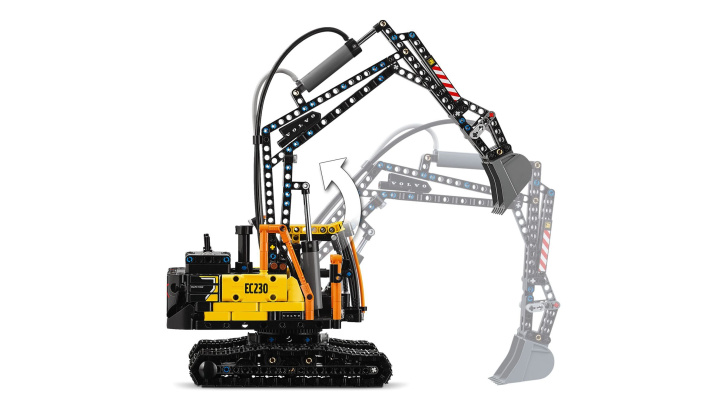 42175 Lego Technic – Nákladní auto Volvo FMX a elektrický bagr Volvo EC230