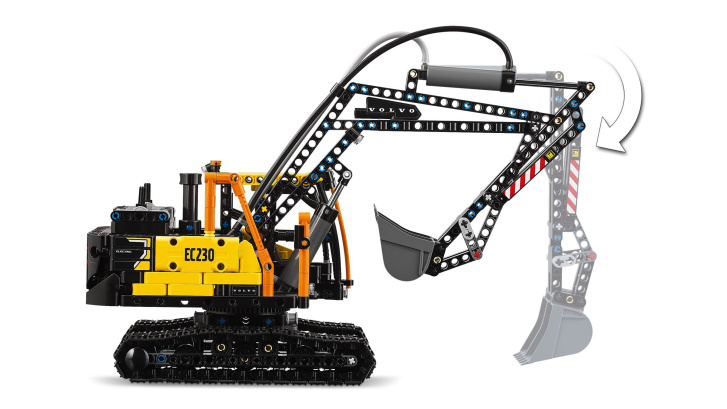 42175 Lego Technic – Nákladní auto Volvo FMX a elektrický bagr Volvo EC230