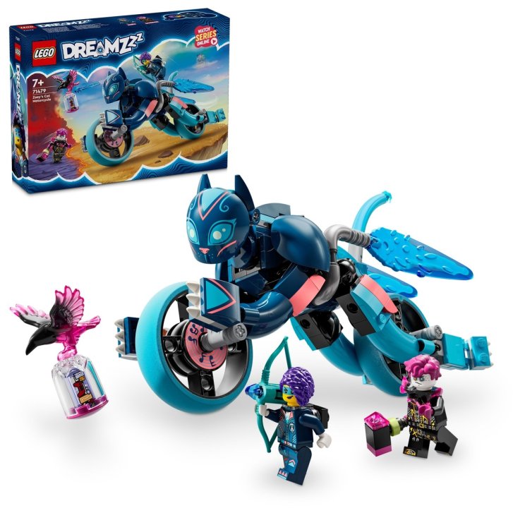 71479 Lego Dreamzzz – Zoey a její kočičí motorka