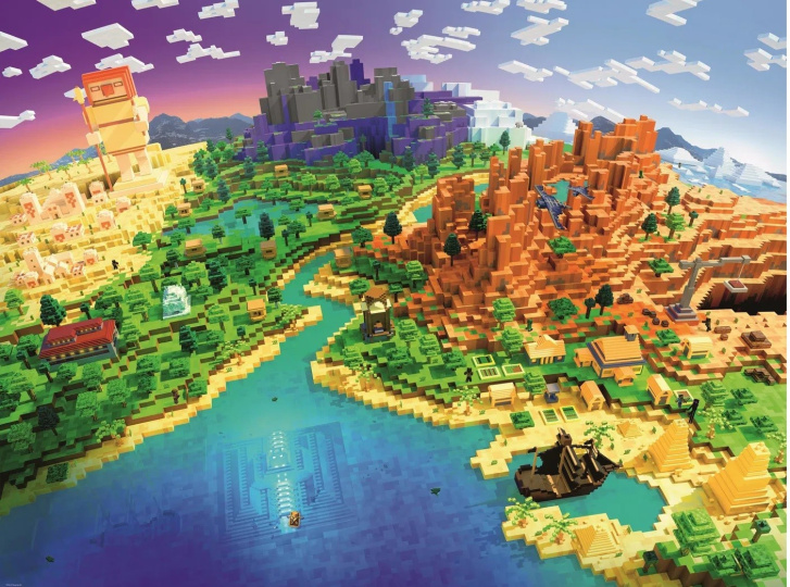 Puzzle 1500 – Svět Minecraft