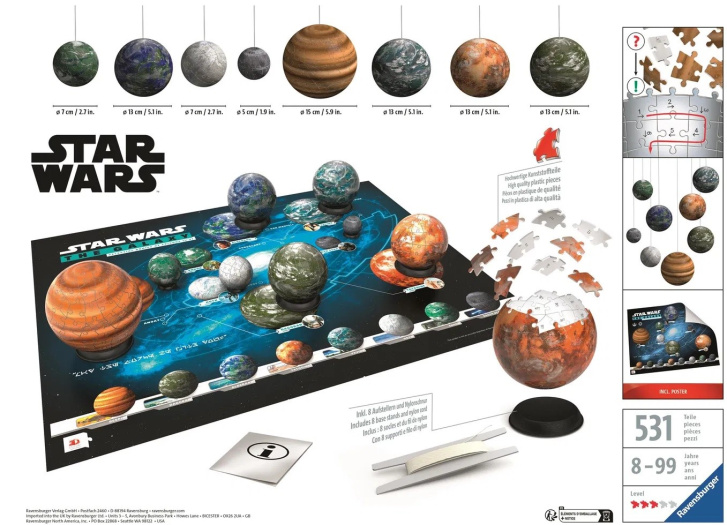 3D Puzzle Star Wars – Planety