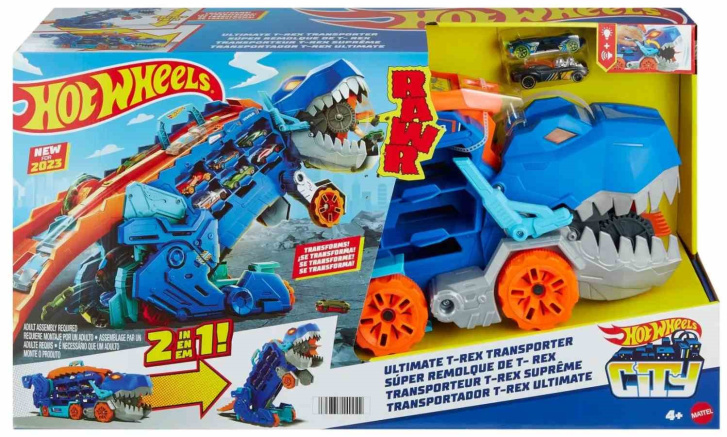 Hot Wheels – Transportér T-Rex 2v1