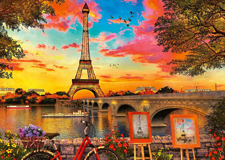 Puzzle 1000 – Břehy Seiny