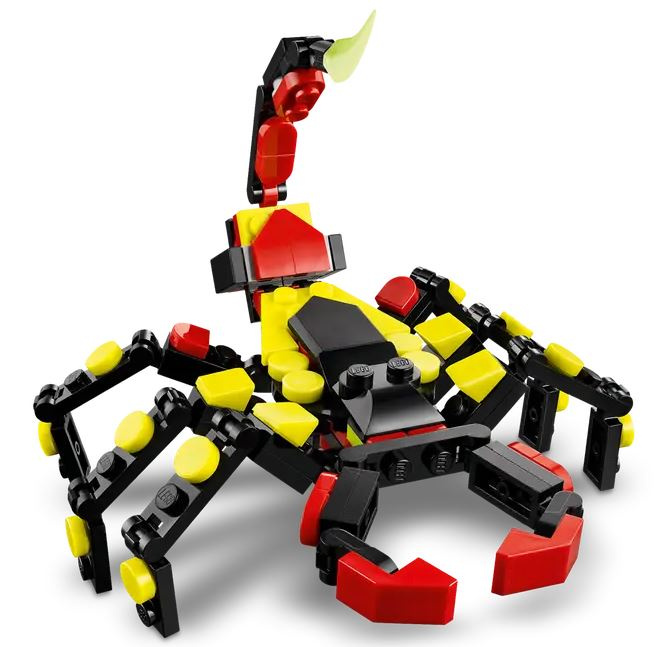 1159 Lego Creator – Divoká zvířata: Překvapivý pavouk