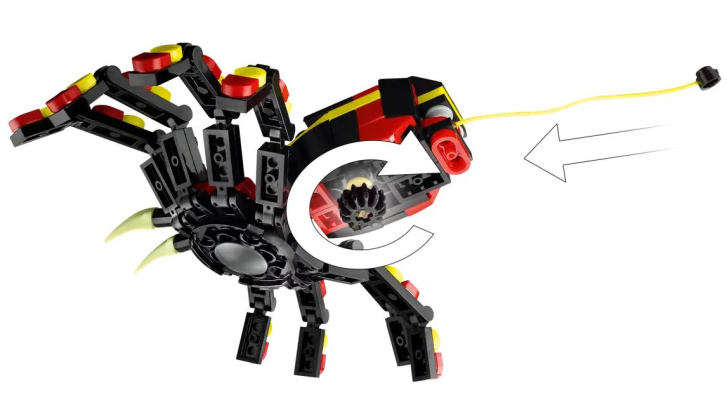 1159 Lego Creator – Divoká zvířata: Překvapivý pavouk