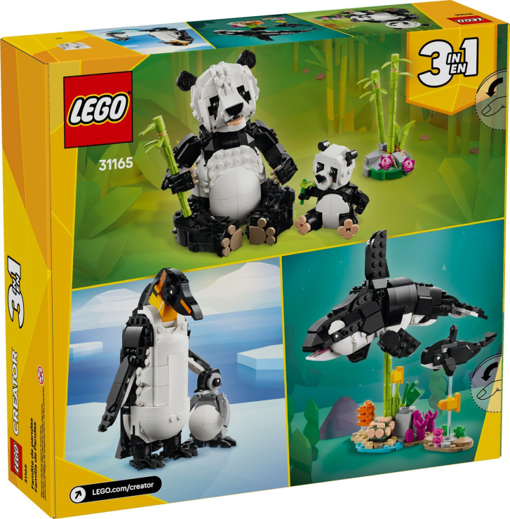 31165 Lego Creator – Divoká zvířata: Pandí rodinka