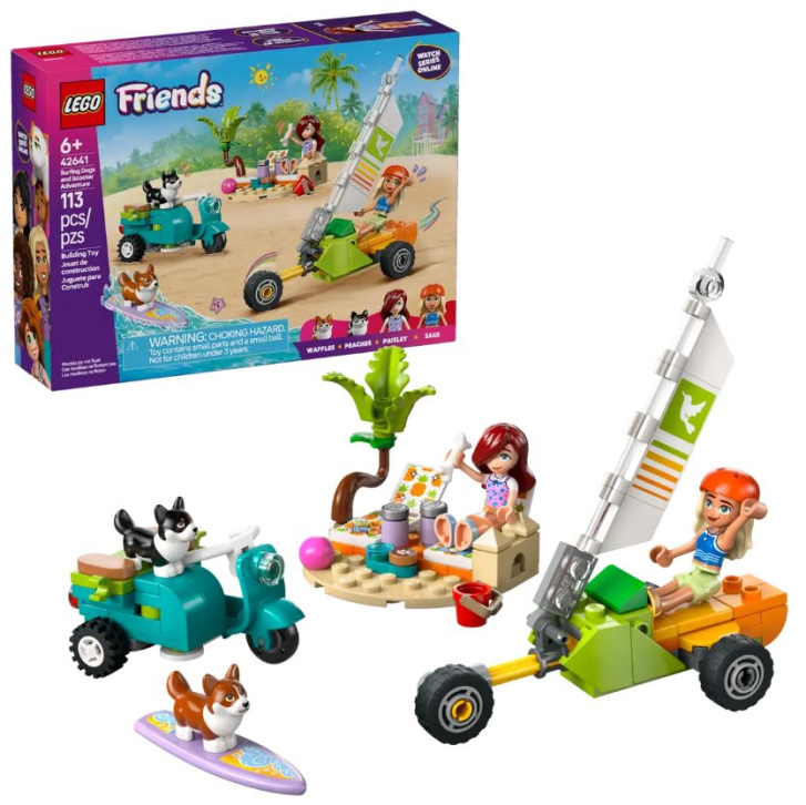 42641 Lego Friends – Dobrodružství se surfujícími psy a skútrem
