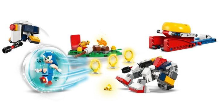 77001 Lego Sonic The Hedgehog – Sonic a souboj u táboráku