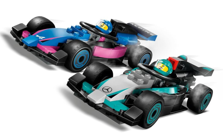 60444 Lego City – Garáž F1® a vozy Mercedes-AMG a Alpine