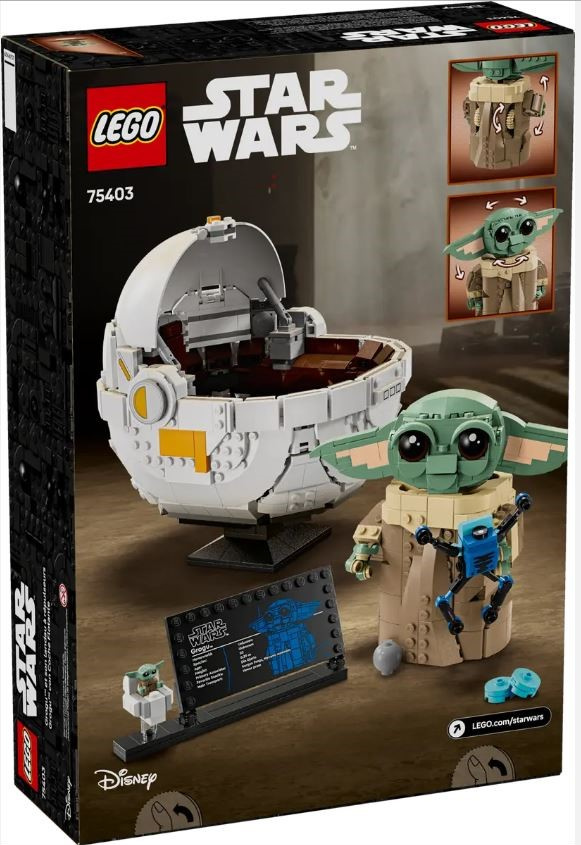 75403 Lego Star Wars – Grogu™ ve vznášejícím se kočárku