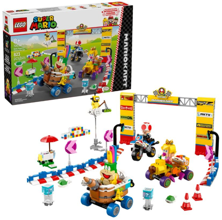 72036 Lego Super Mario – Baby Peach a sada Grand Prix