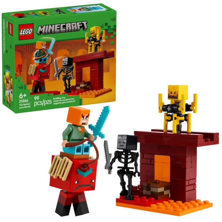 21266 Lego Minecraft – Lávová bitva v Netheru