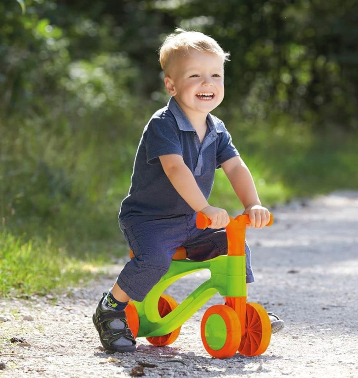 Odrážedlo motorka – Zeleno-oranžové
