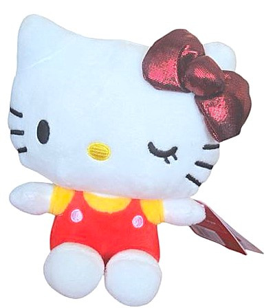 Hello Kitty - Plyšová postavička 16 cm