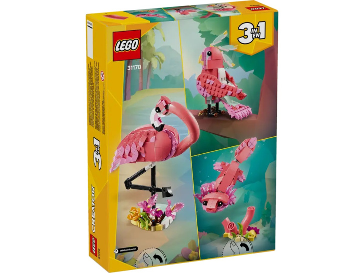 31170 Lego Creator – Divoká zvířata: Růžový plameňák
