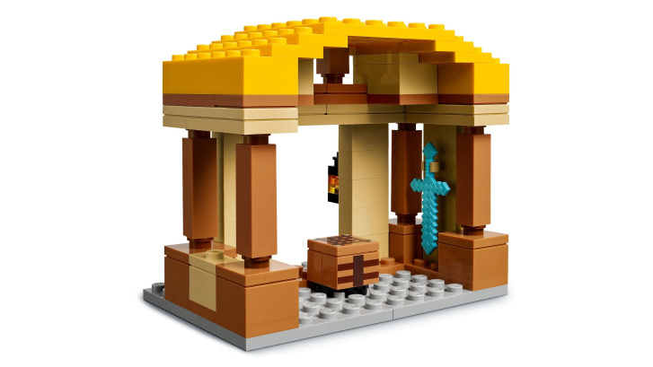 21273 Lego Minecraft – Balón v podobě ďasa a útok na vesnici