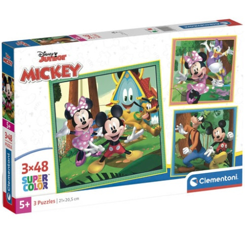 Puzzle 3x 48 – Mickey Mouse
