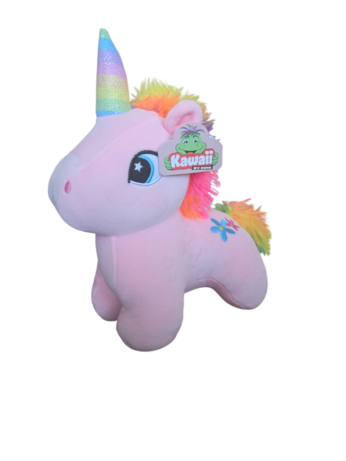 Plyšový jednorožec 24 cm Růžový