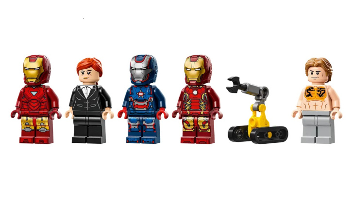 76315 Lego Marvel – Iron Man a jeho laboratoř: Síň brnění