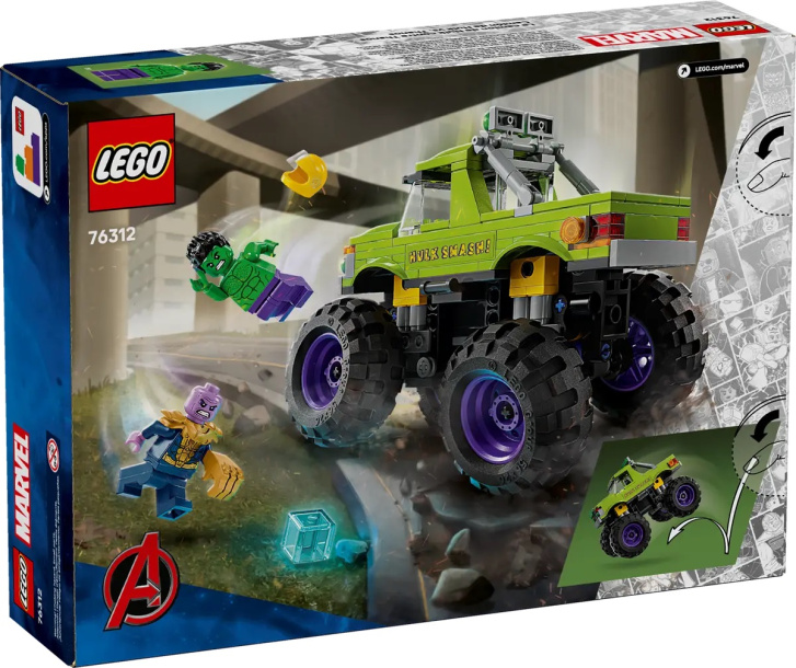 76312 Lego Marvel – Hulkův truck vs. Thanos