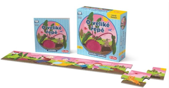 O veliké řepě - skládačka s pohádkou
