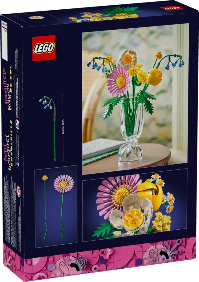 10347 Lego Botanicals – Drobná slunečná kytice