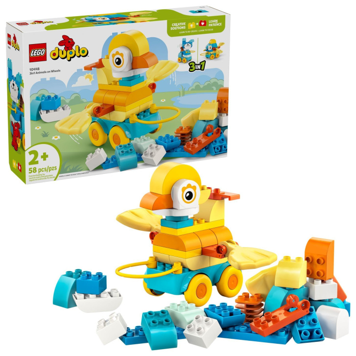 10448 Lego Duplo – 3 v 1: Zvířátka na kolečkách