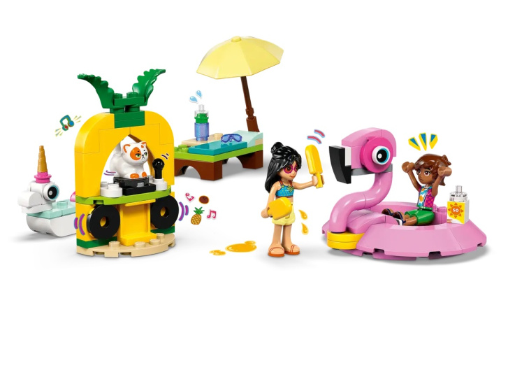42658 Lego Friends - Zábava u bazénu s jednorožcem a plameňákem