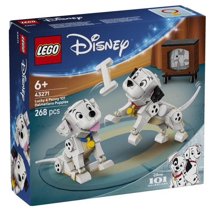 43271 Lego Disney – Štěňátka Štístko a Penny z filmu 101 dalmatinů