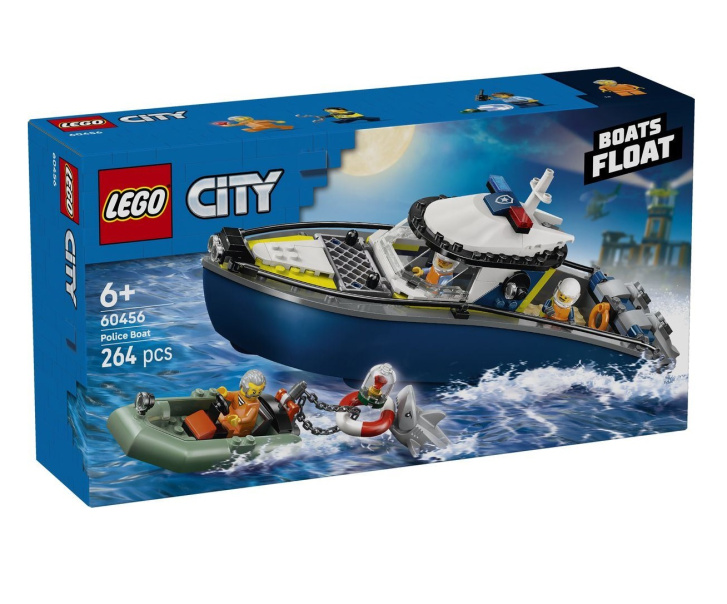 60456 Lego City – Honička v policejní lodi