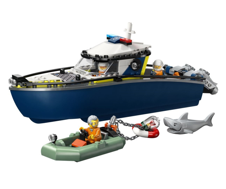 60456 Lego City – Honička v policejní lodi