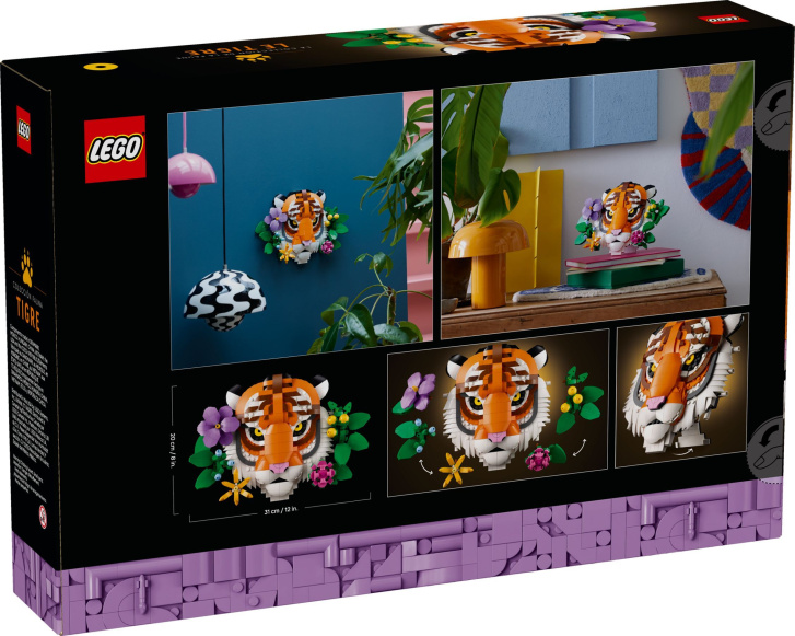 31217 Lego Art – Kolekce zvířat – Tygr