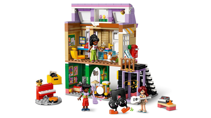 42653 Lego Friends – Obchod s hudebninami a byt