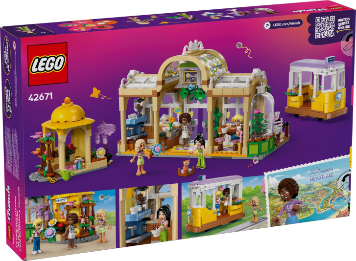 42671 Lego Friends – Kavárna plná rostlin a květinářství