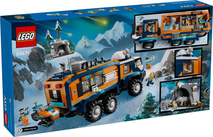 60471 Lego City – Nákladní auto s laboratoří pro průzkumníky Arktidy
