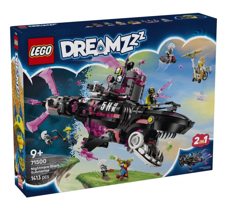 71500 Lego Dreamzzz – Žraločkoponorka z nočních můr