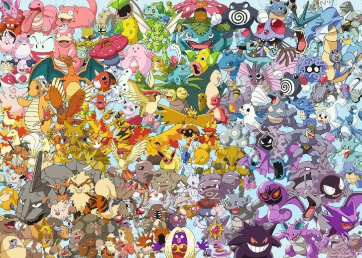 Puzzle 1000 - Pokémon