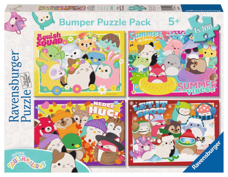 Puzzle 4x100 - Squishmallows