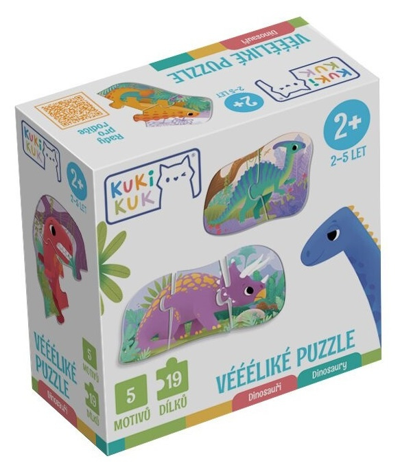 KukiKuk - Velké puzzle Dinosauři