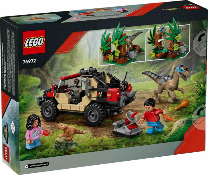 76972 Lego Jurassic World - Únik před raptorem v terénním autě