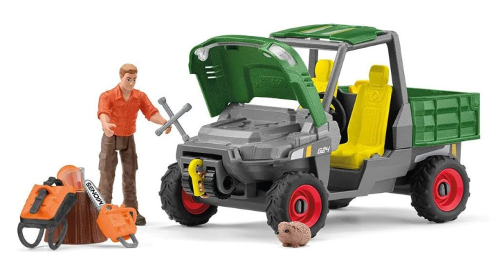 Schleich Farm World – Auto s dřevorubcem 42659