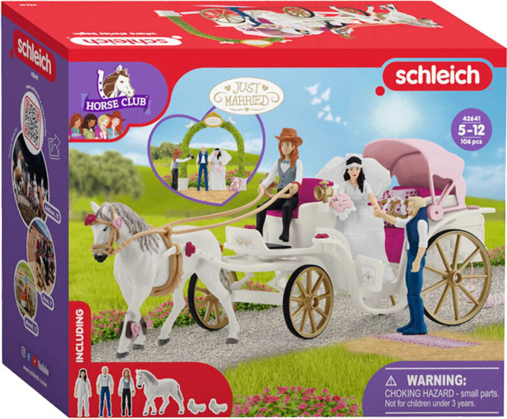 Schleich – Mladomanželé s kočárem 42641