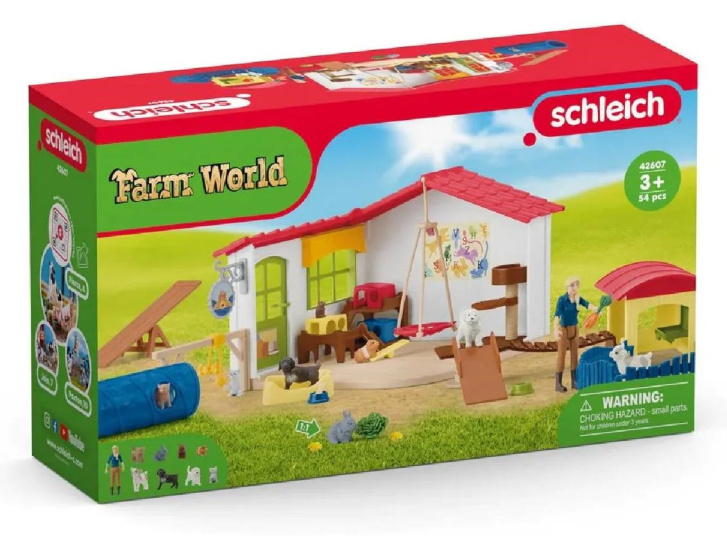 Schleich Farm World – Hotel pro zvířata 42607