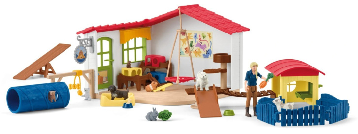 Schleich Farm World – Hotel pro zvířata 42607