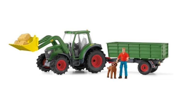 Schleich – Traktor s přívěsem 42608