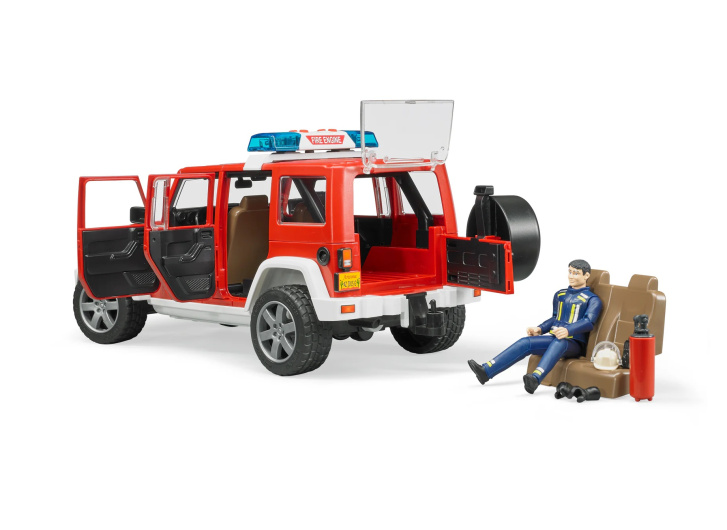 Bruder - Hasičský Jeep Wrangler Rubicon