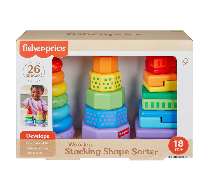Fisher-Price - Dřevěné věže