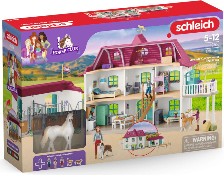 Schleich - Dům a stáj u jezera 42706