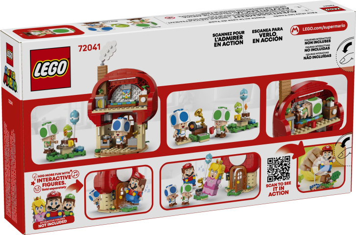 72041 Lego Super Mario – Toad a párty v jeho domku