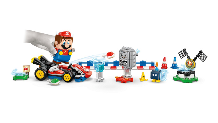 72043 Lego Super Mario – Mario Kart™ – Interaktivní LEGO® Mario™ a Standard Kart